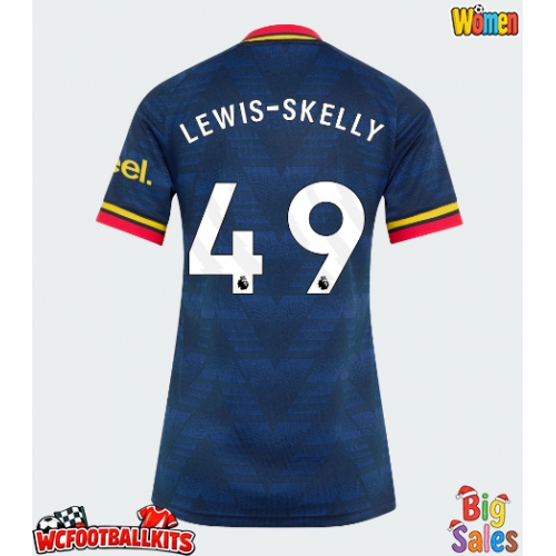 Arsenal Myles Lewis-Skelly #49 Replica Away Stadium Shirt for Women 2026-27 Short Sleeve